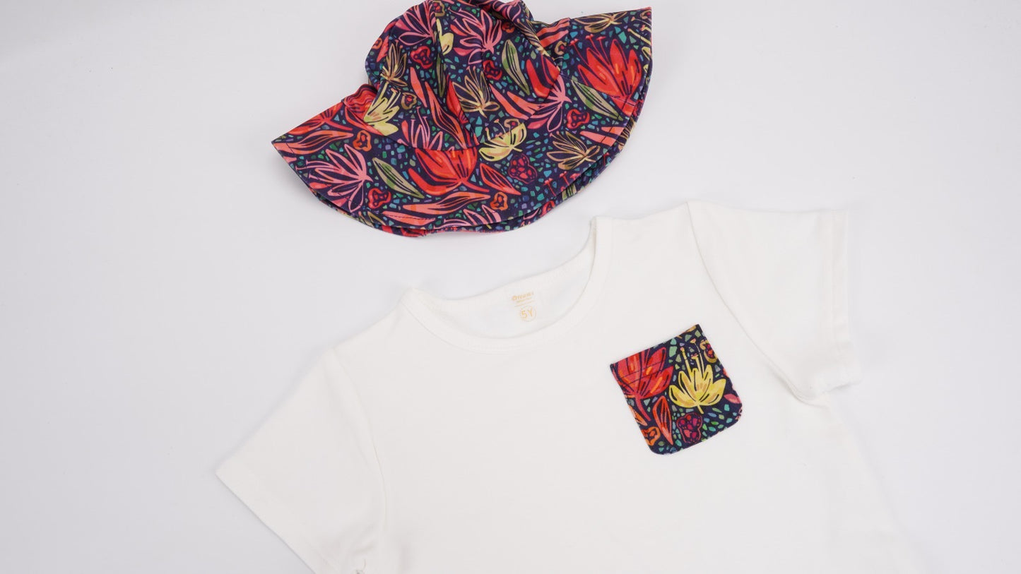 FLOWER POWER Bucket hat