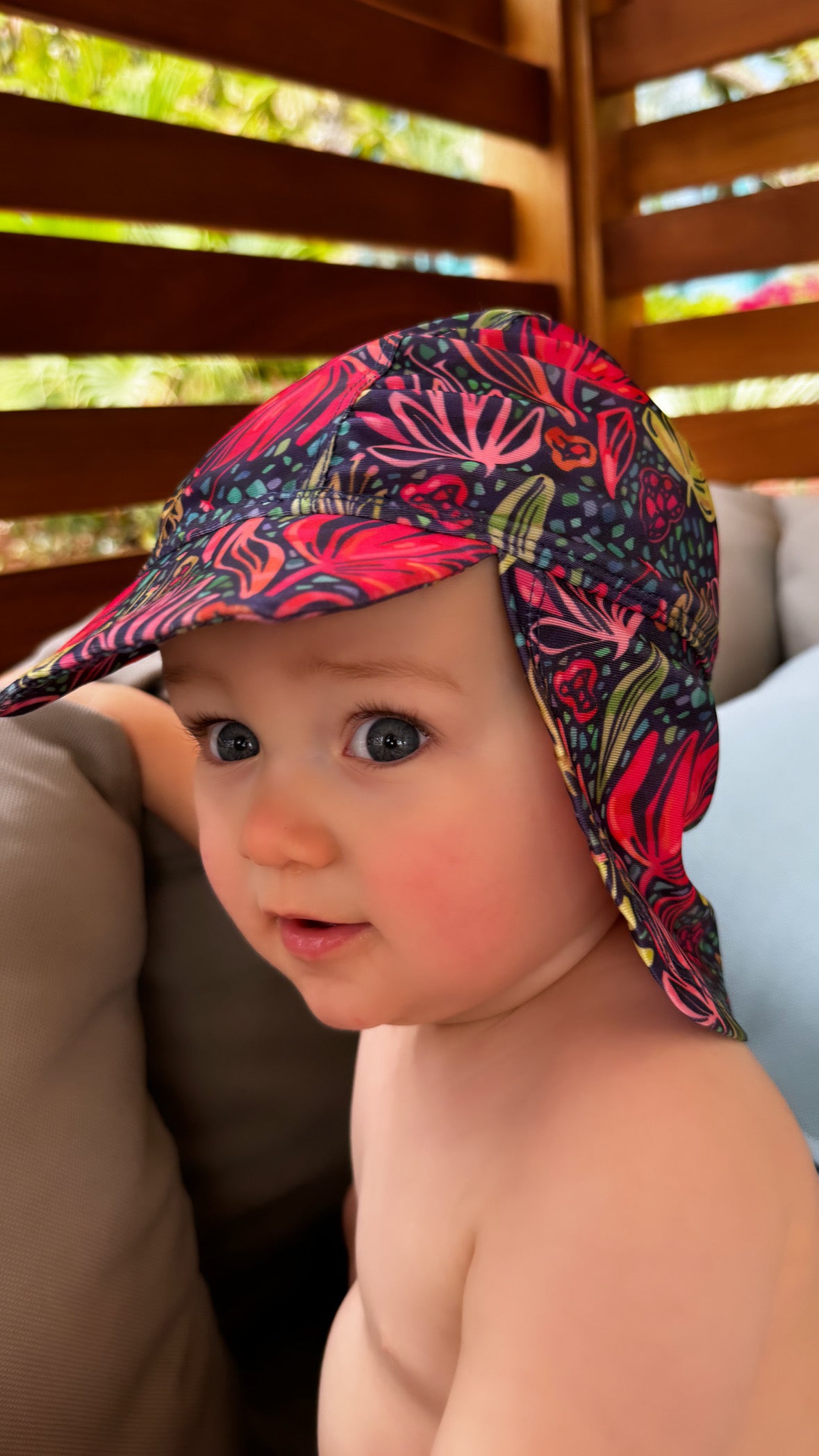 FLOWER POWER beach cap